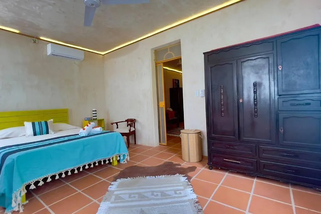 別荘 プレヤデルカーメン Breezy And Fresh House With Roof Just 25 Min Walk To Seaヴィラ メキシコ